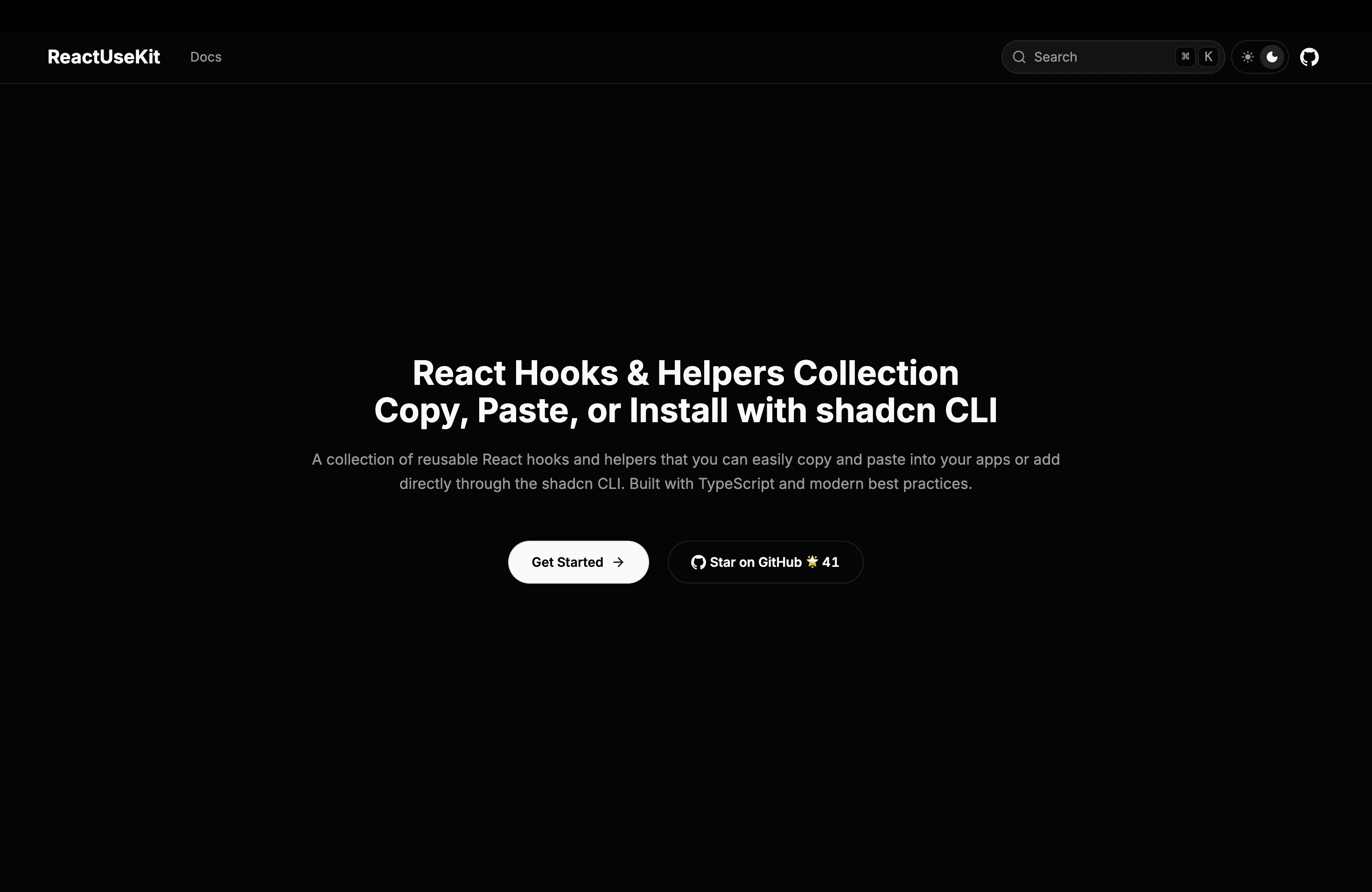 ReactUseKit preview